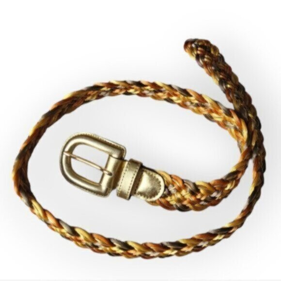 Vintage Braided Nylon Belt Sz M/L - Picture 7 of 11